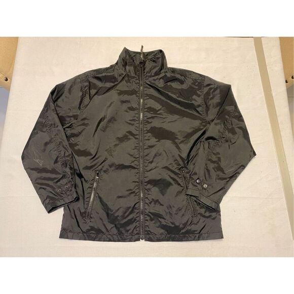 Eddie Bauer Jacket Womens Small Rain Coat Wind breaker Full Zip Outdoors - Picture 1 of 5